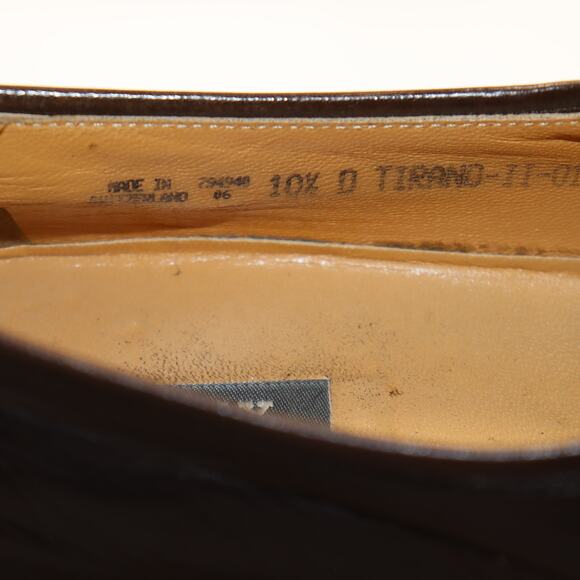 Bally Men’s Leather Loafers Brown Slip-On Dress Shoes Size 10.5 D - Picture 6 of 6